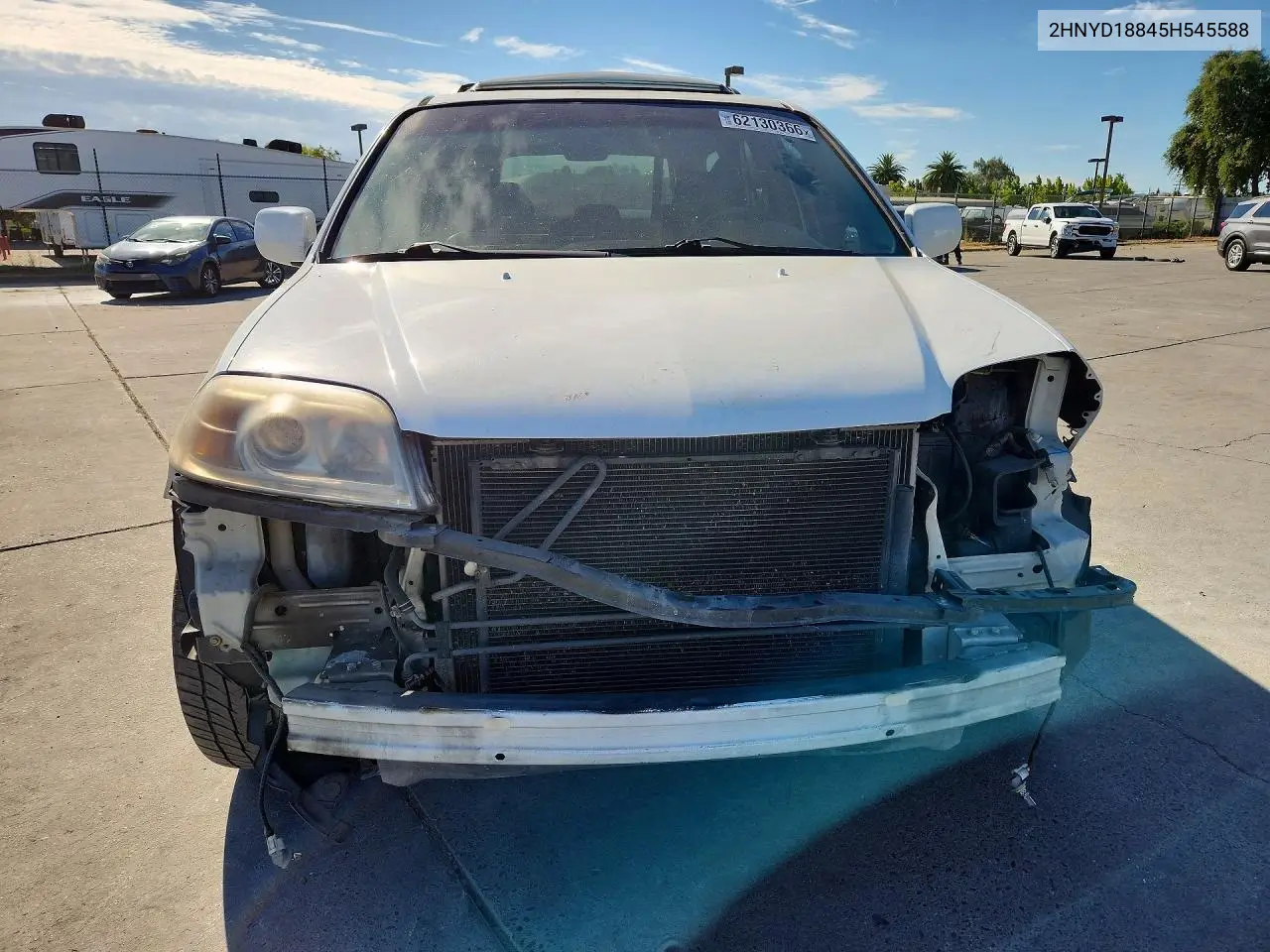 2005 Acura Mdx Touring VIN: 2HNYD18845H545588 Lot: 62130366