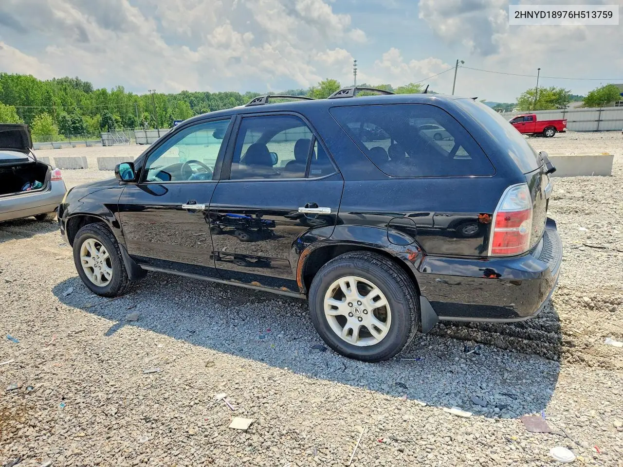 2006 Acura Mdx Touring VIN: 2HNYD18976H513759 Lot: 59650756