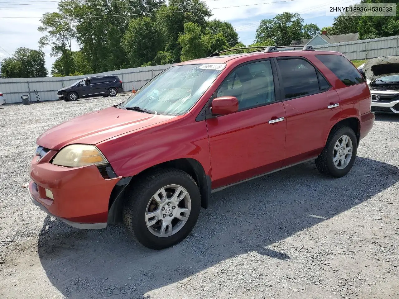 2006 Acura Mdx Touring VIN: 2HNYD18936H530638 Lot: 60997256