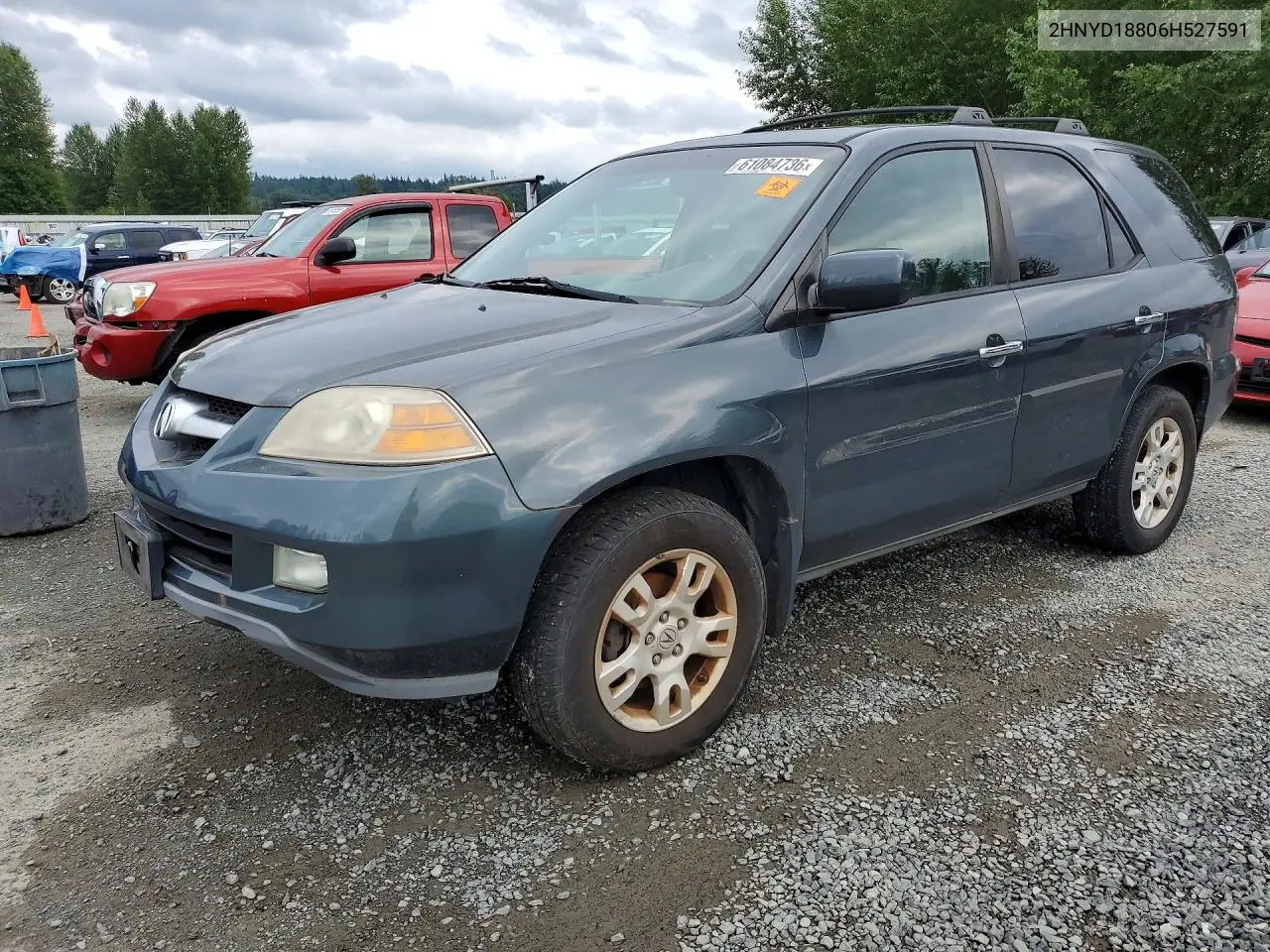 2006 Acura Mdx Touring VIN: 2HNYD18806H527591 Lot: 61084736