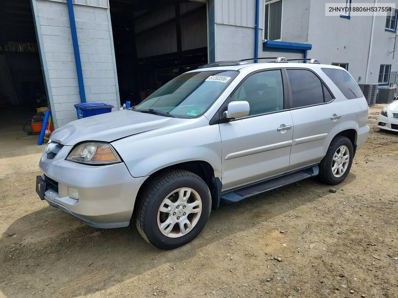2006 Acura Mdx Touring VIN: 2HNYD18806H537554 Lot: 61283206
