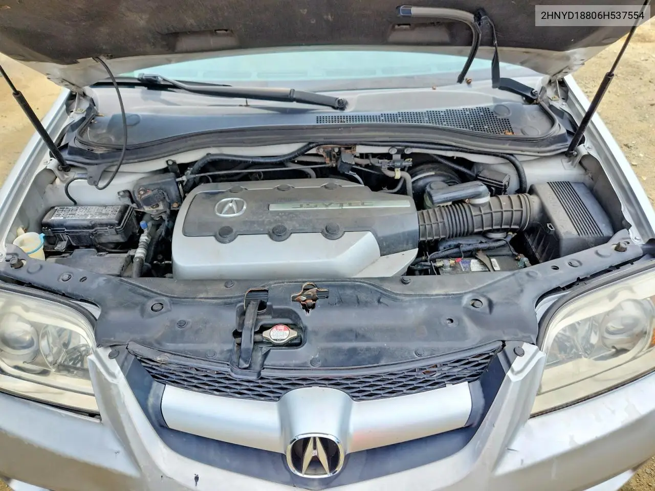 2006 Acura Mdx Touring VIN: 2HNYD18806H537554 Lot: 61283206