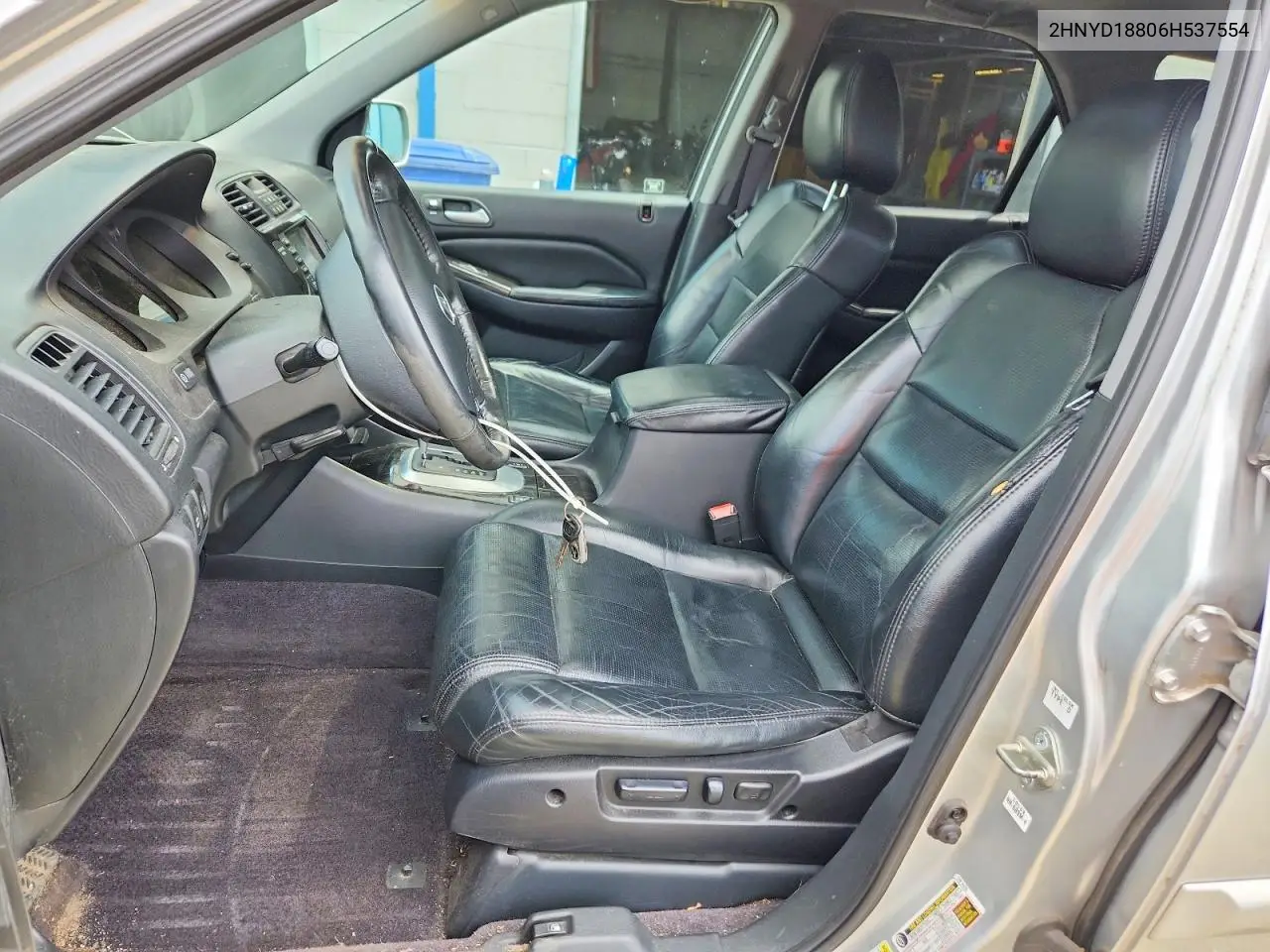 2006 Acura Mdx Touring VIN: 2HNYD18806H537554 Lot: 61283206