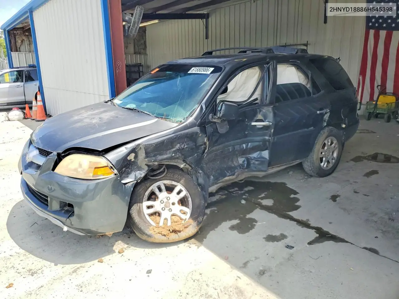 2006 Acura Mdx Touring VIN: 2HNYD18886H545398 Lot: 61880986