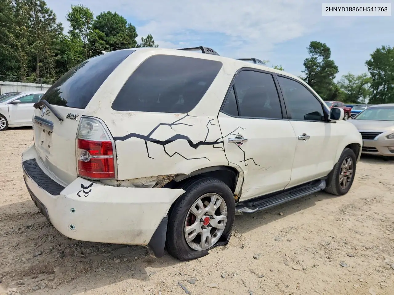 2006 Acura Mdx Touring VIN: 2HNYD18866H541768 Lot: 62055846