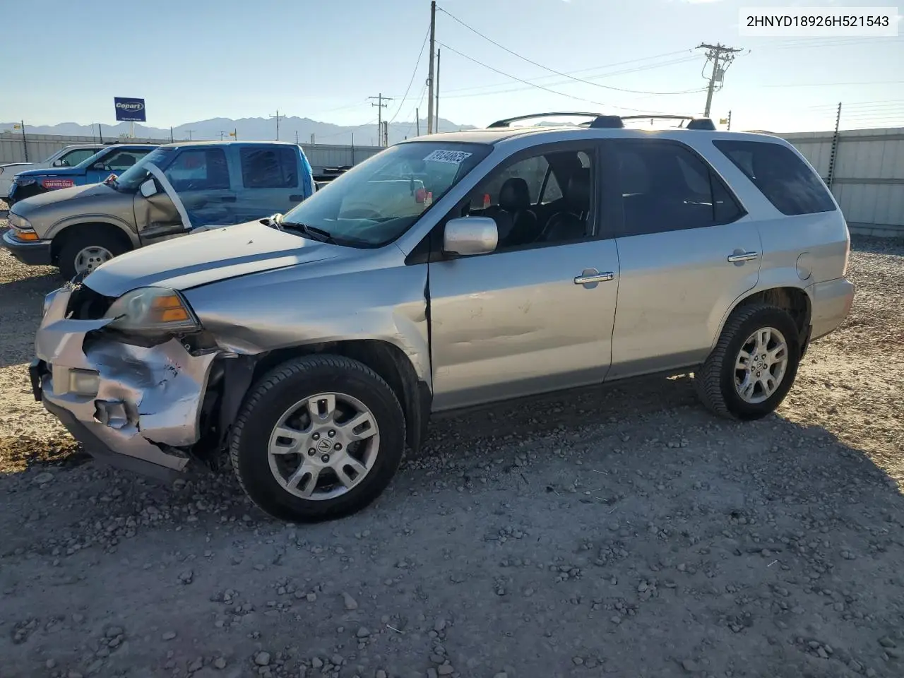 2HNYD18926H521543 2006 Acura Mdx Touring