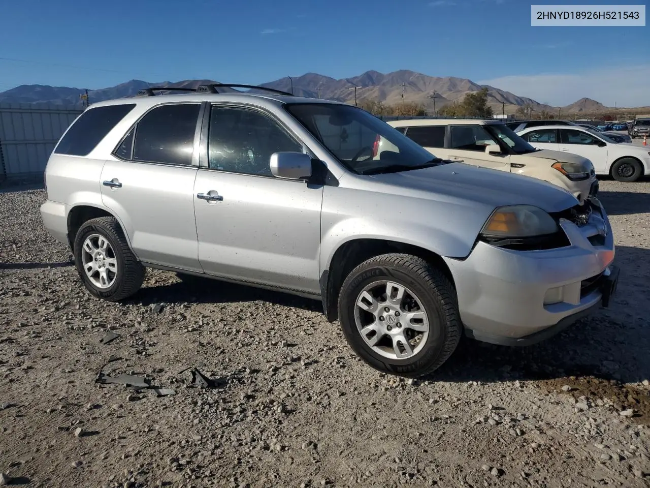 2HNYD18926H521543 2006 Acura Mdx Touring