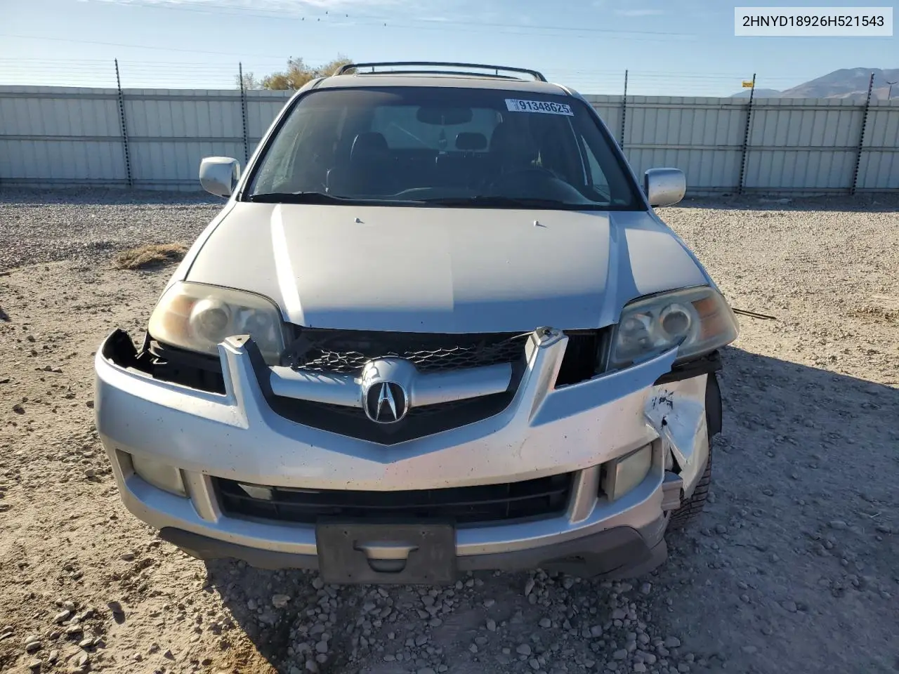 2HNYD18926H521543 2006 Acura Mdx Touring