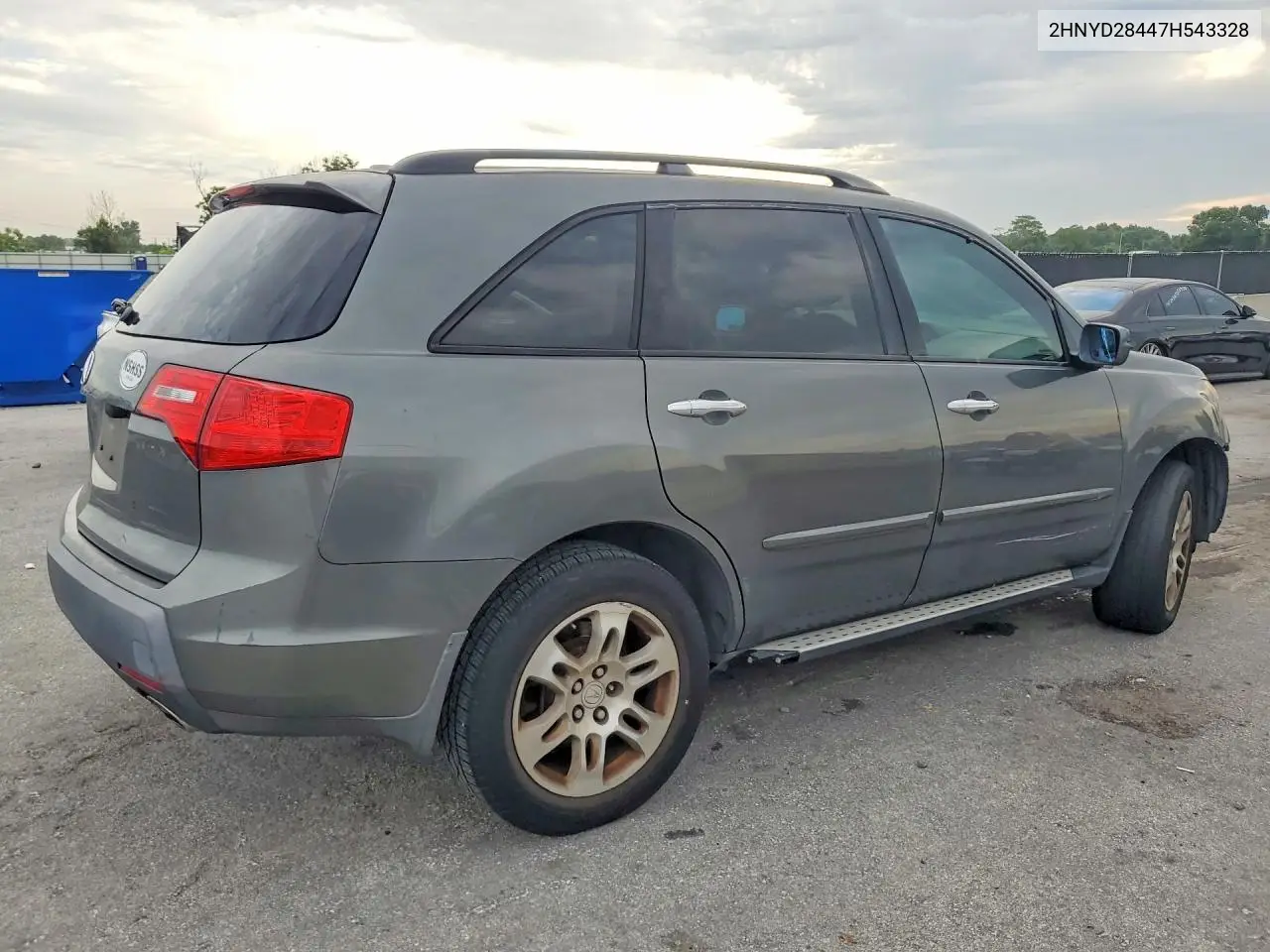 2007 Acura Mdx Technology VIN: 2HNYD28447H543328 Lot: 57503426
