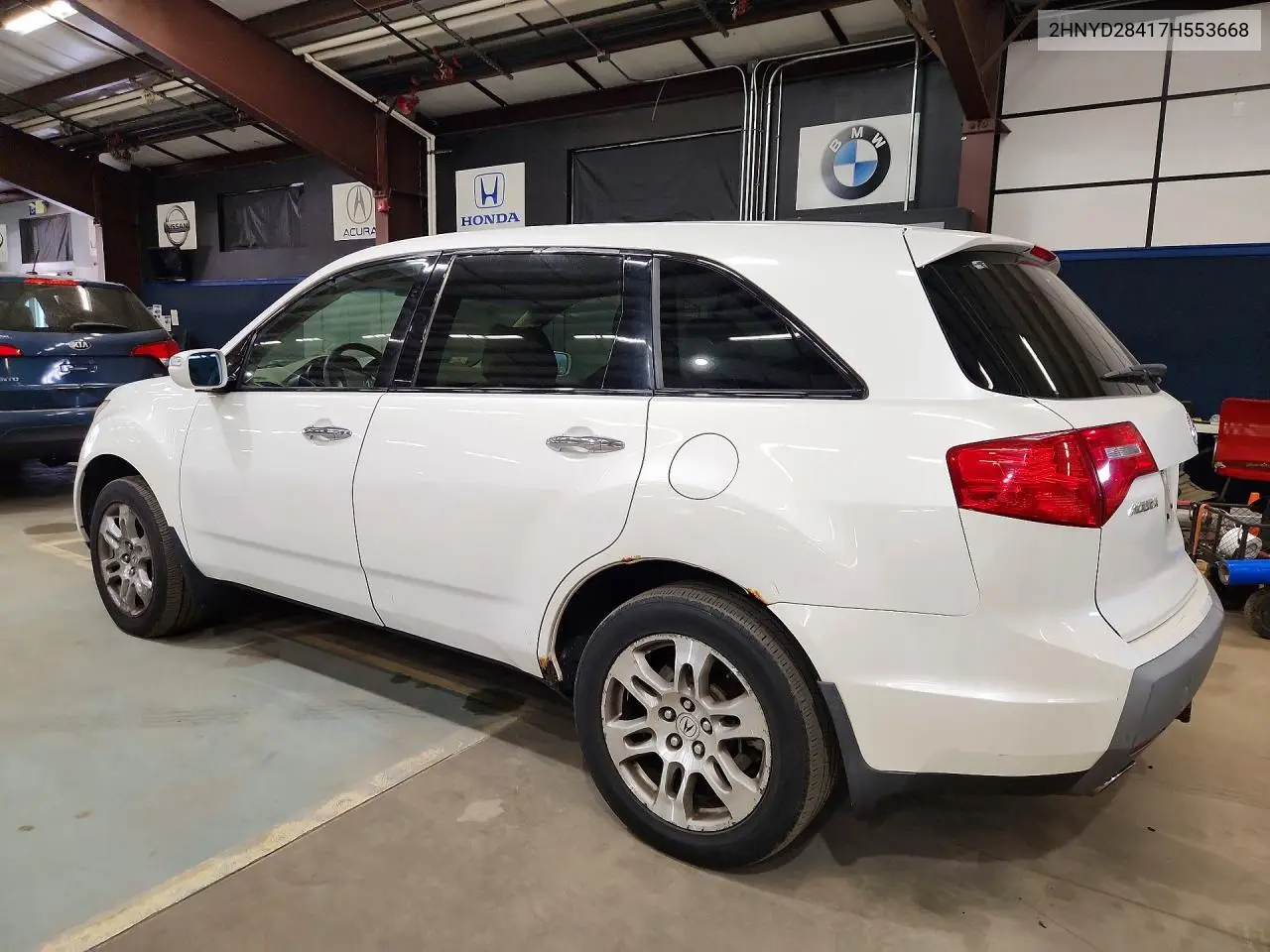 2007 Acura Mdx Technology VIN: 2HNYD28417H553668 Lot: 60754706