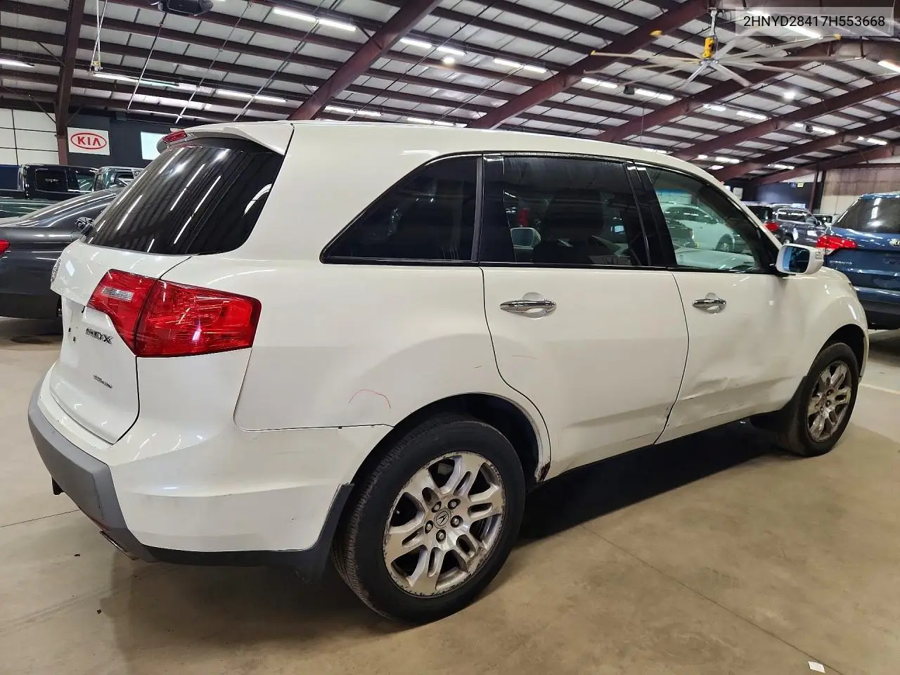 2007 Acura Mdx Technology VIN: 2HNYD28417H553668 Lot: 60754706