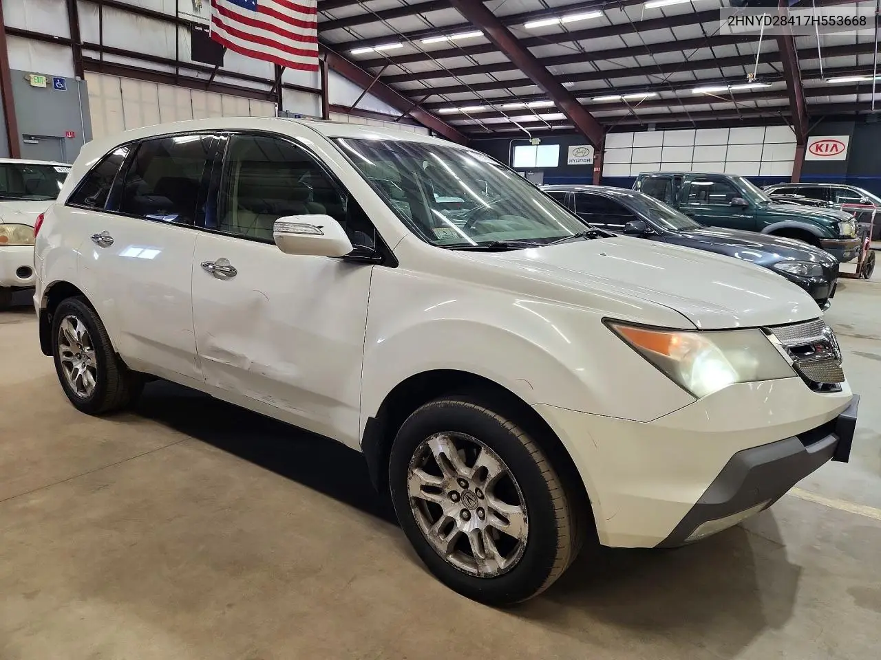 2007 Acura Mdx Technology VIN: 2HNYD28417H553668 Lot: 60754706