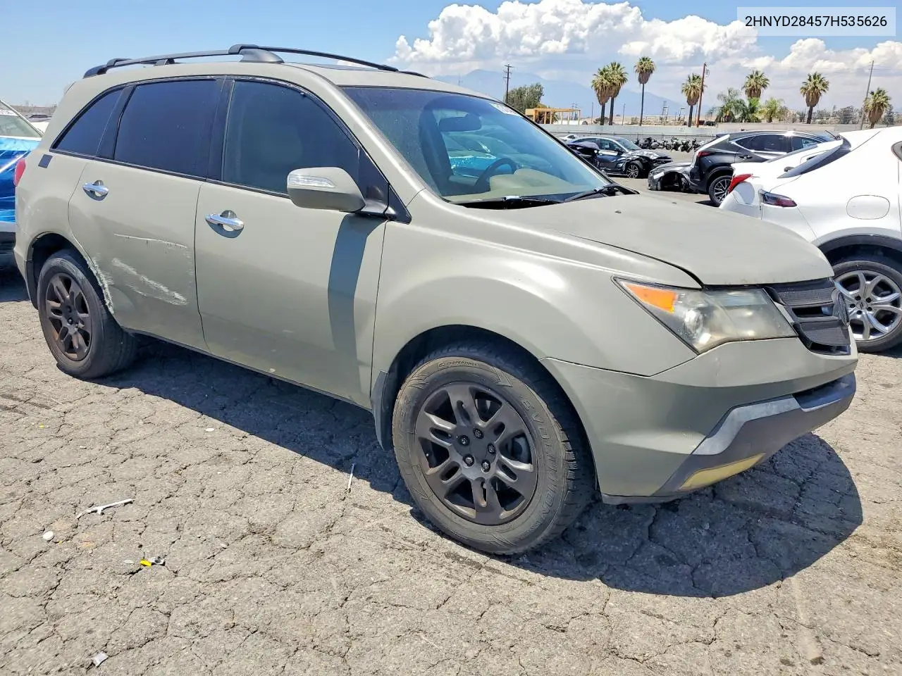 2007 Acura Mdx Technology VIN: 2HNYD28457H535626 Lot: 61243496