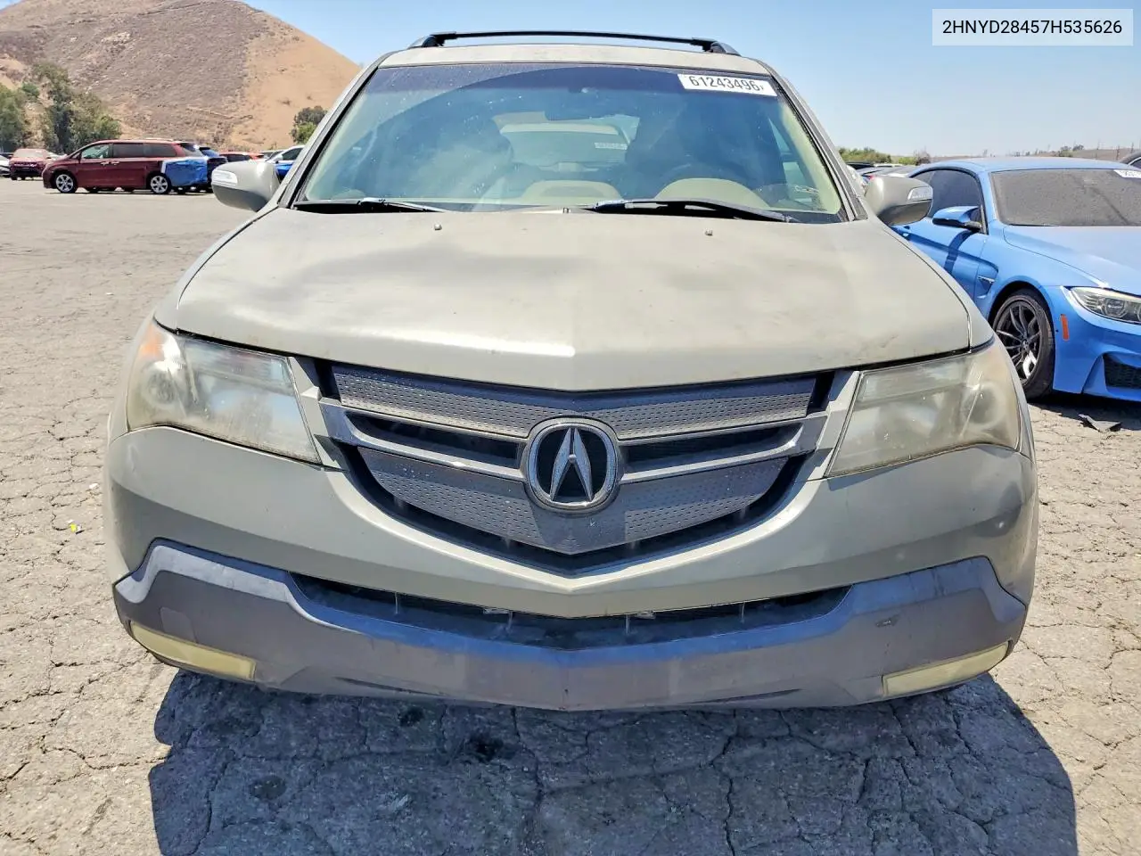 2007 Acura Mdx Technology VIN: 2HNYD28457H535626 Lot: 61243496