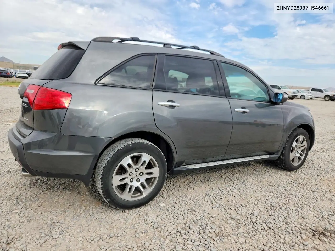 2007 Acura Mdx Technology VIN: 2HNYD28387H546661 Lot: 61738246