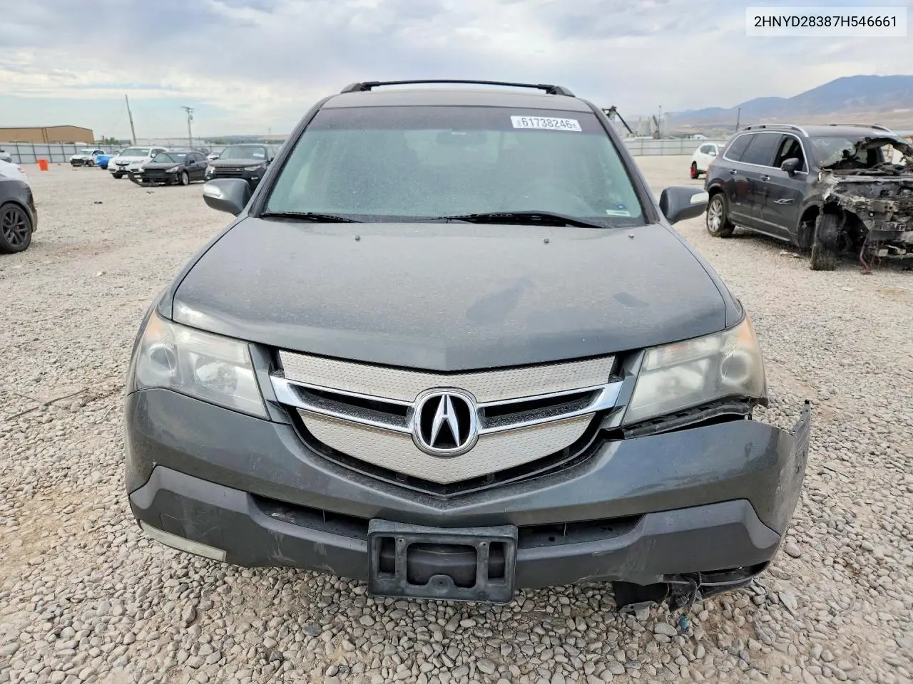 2007 Acura Mdx Technology VIN: 2HNYD28387H546661 Lot: 61738246