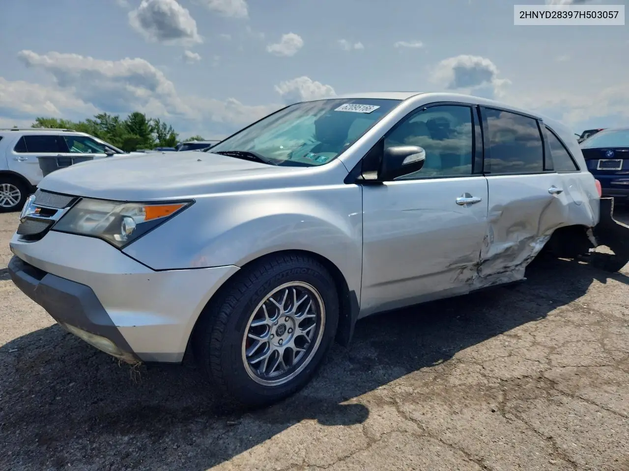 2007 Acura Mdx Technology VIN: 2HNYD28397H503057 Lot: 62095166