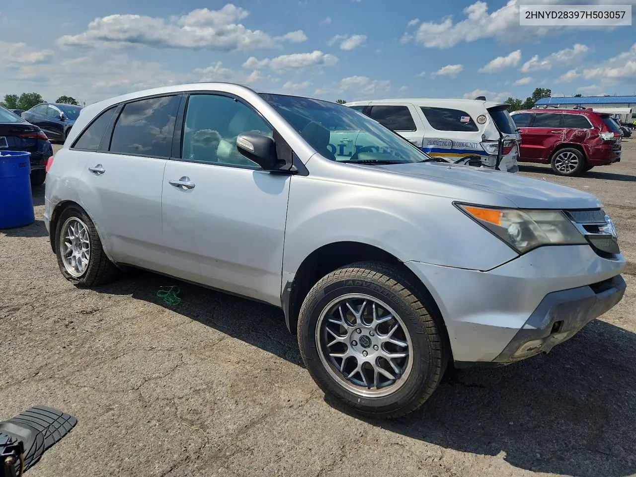 2007 Acura Mdx Technology VIN: 2HNYD28397H503057 Lot: 62095166