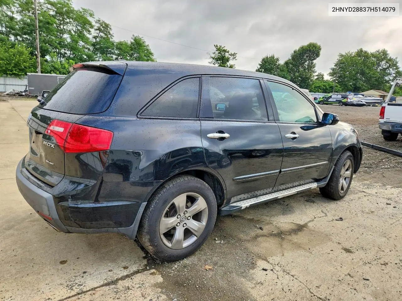 2007 Acura Mdx Sport VIN: 2HNYD28837H514079 Lot: 62255036