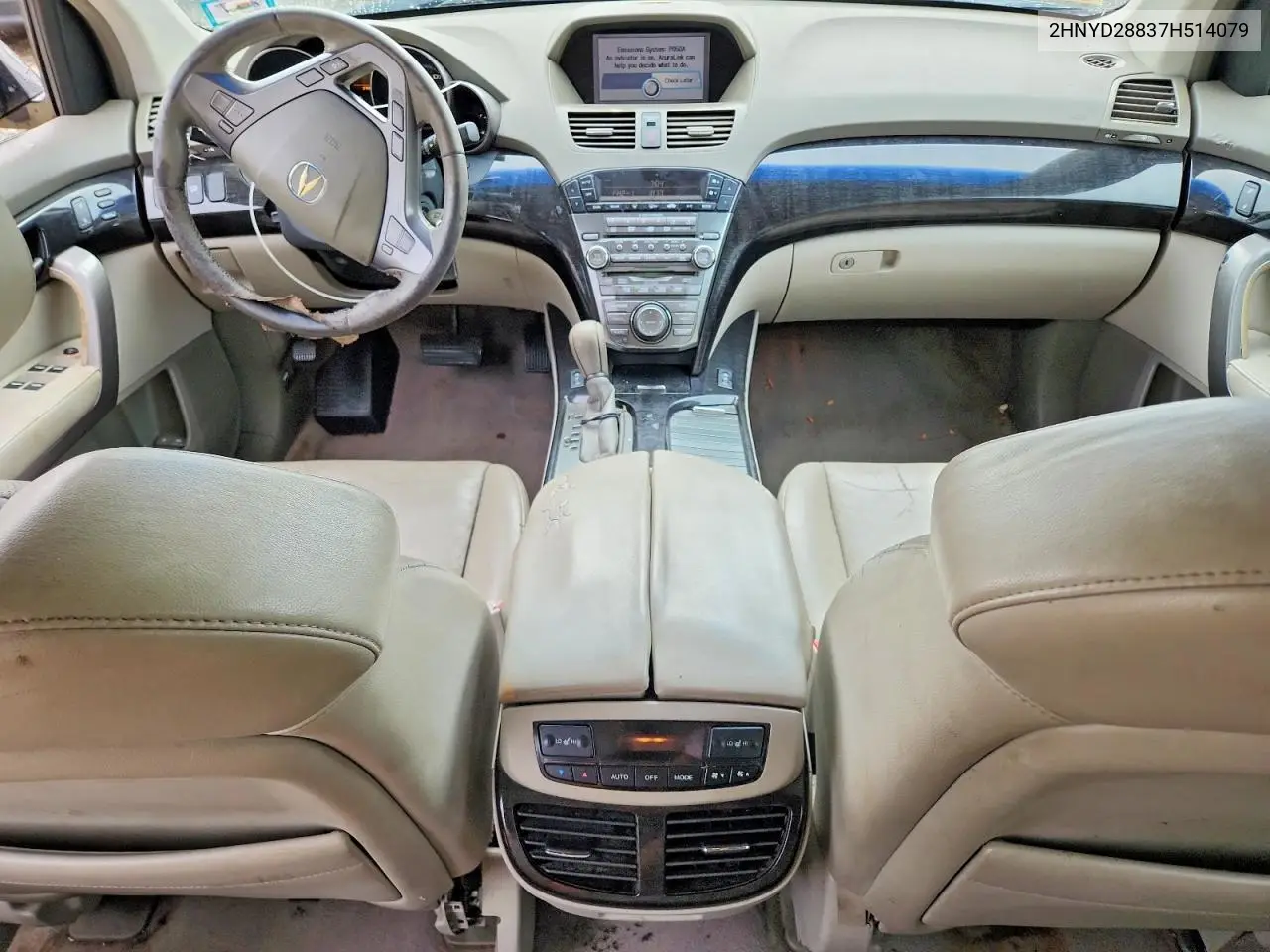 2007 Acura Mdx Sport VIN: 2HNYD28837H514079 Lot: 62255036