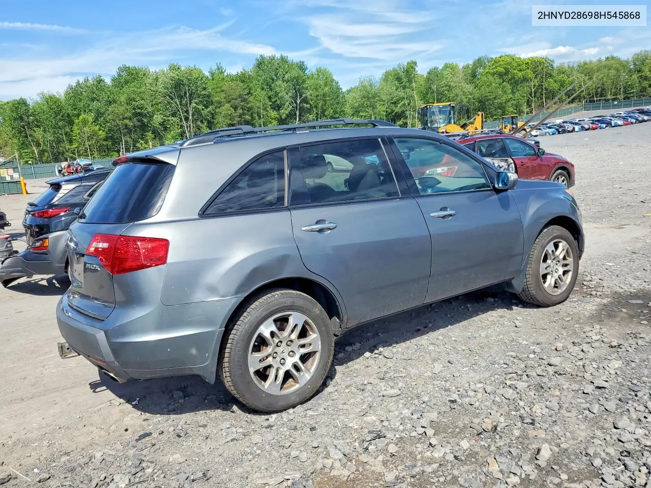 2008 Acura Mdx Technology VIN: 2HNYD28698H545868 Lot: 54838616