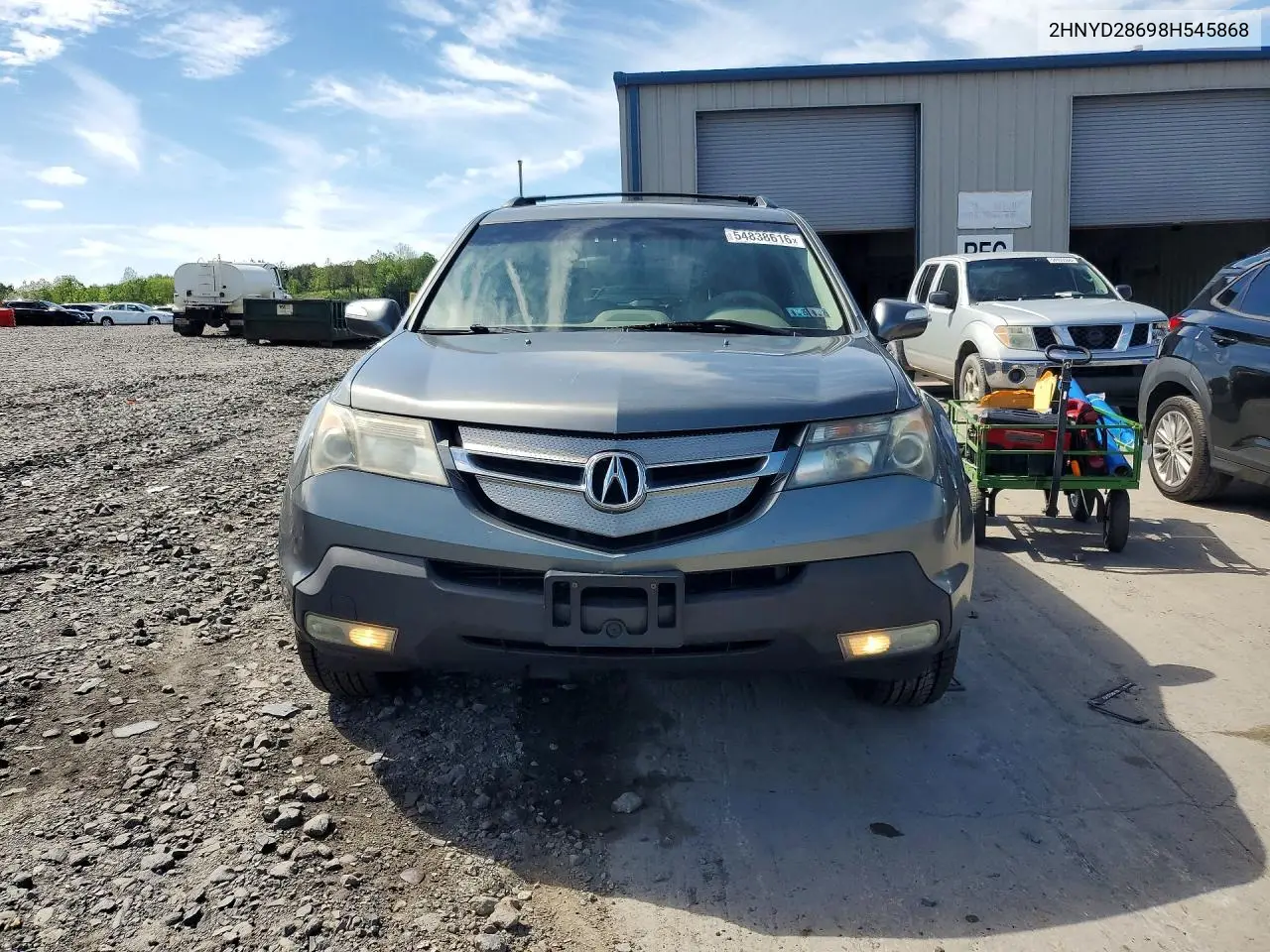 2008 Acura Mdx Technology VIN: 2HNYD28698H545868 Lot: 54838616