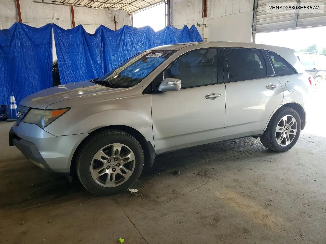 2008 Acura Mdx Technology VIN: 2HNYD28308H536742 Lot: 59584086