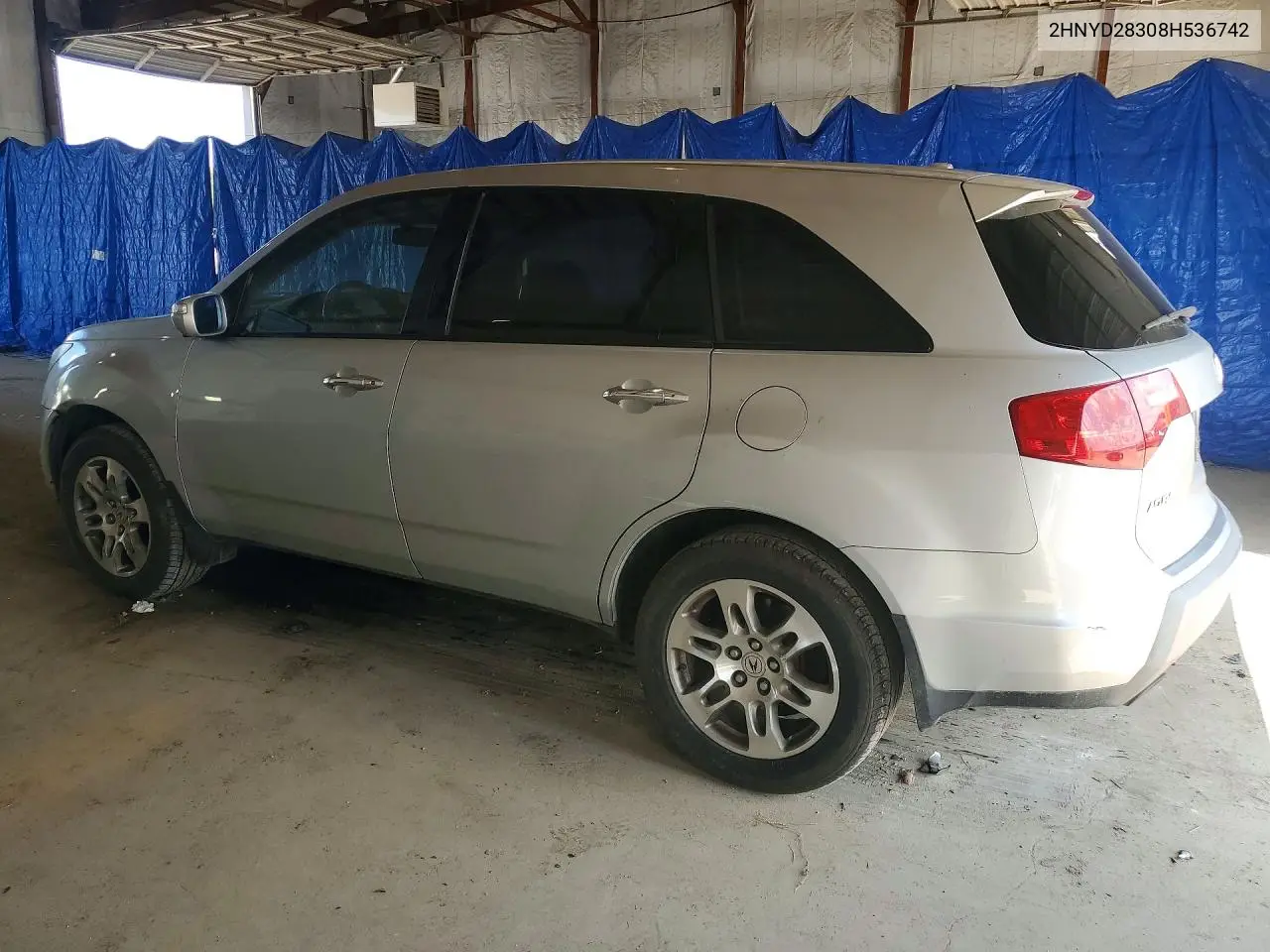 2008 Acura Mdx Technology VIN: 2HNYD28308H536742 Lot: 59584086