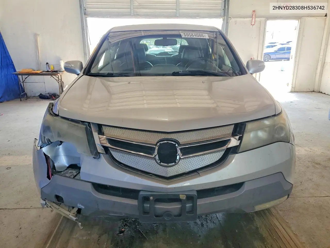 2008 Acura Mdx Technology VIN: 2HNYD28308H536742 Lot: 59584086