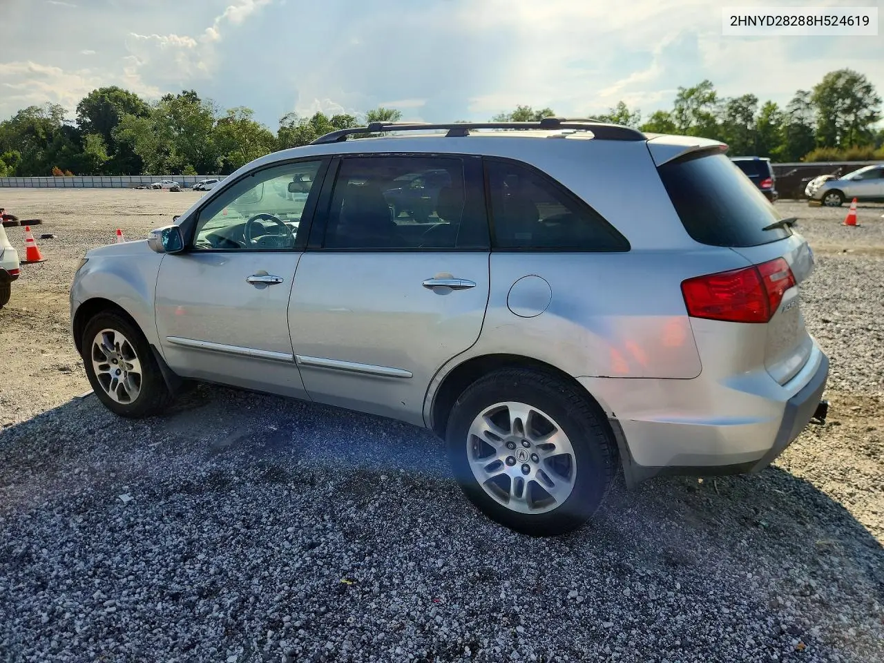 2008 Acura Mdx VIN: 2HNYD28288H524619 Lot: 60196056