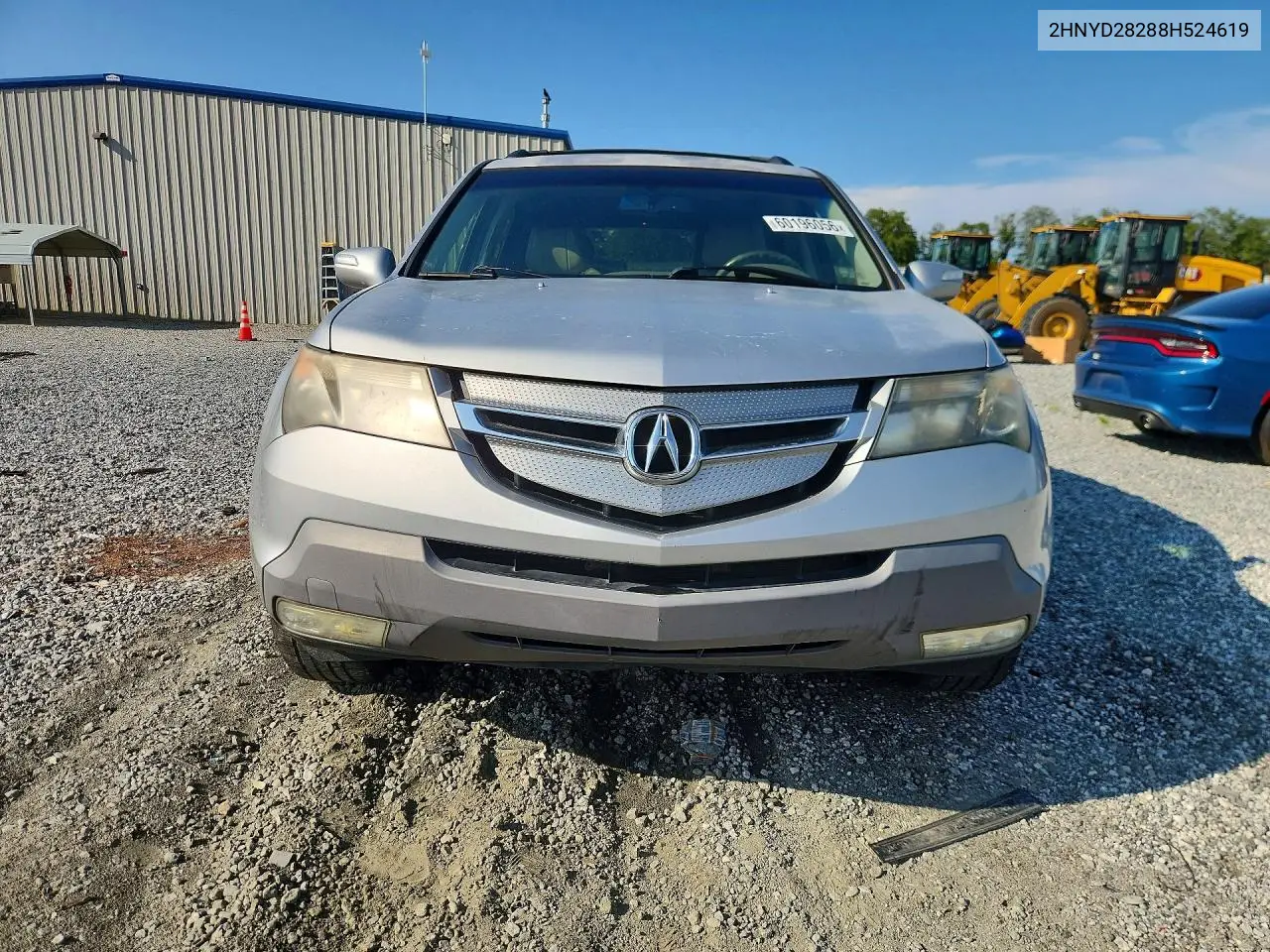 2008 Acura Mdx VIN: 2HNYD28288H524619 Lot: 60196056
