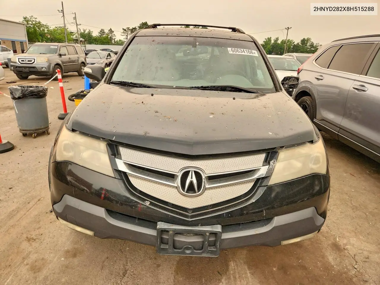2008 Acura Mdx VIN: 2HNYD282X8H515288 Lot: 60634166