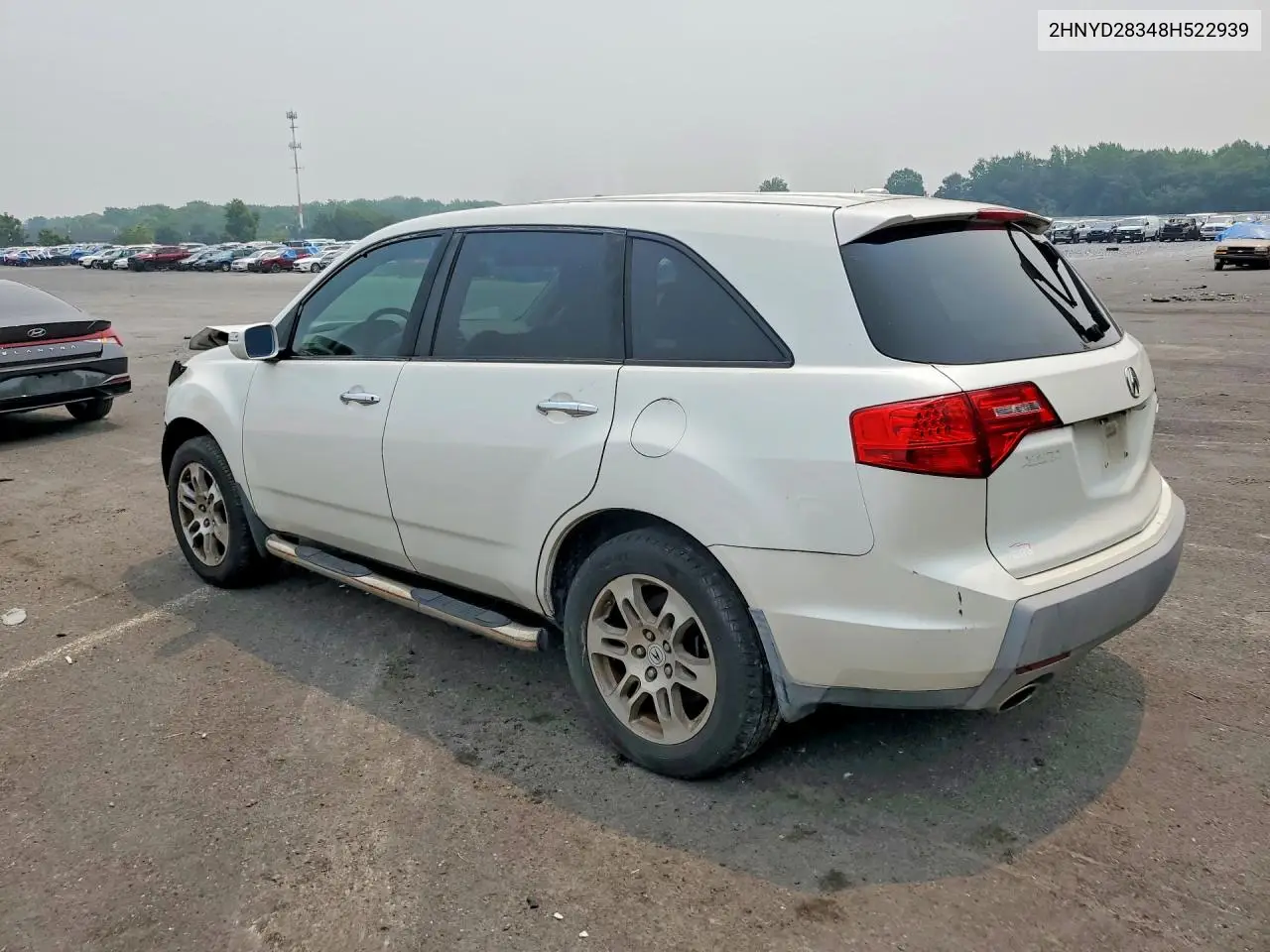 2008 Acura Mdx Technology VIN: 2HNYD28348H522939 Lot: 61173456