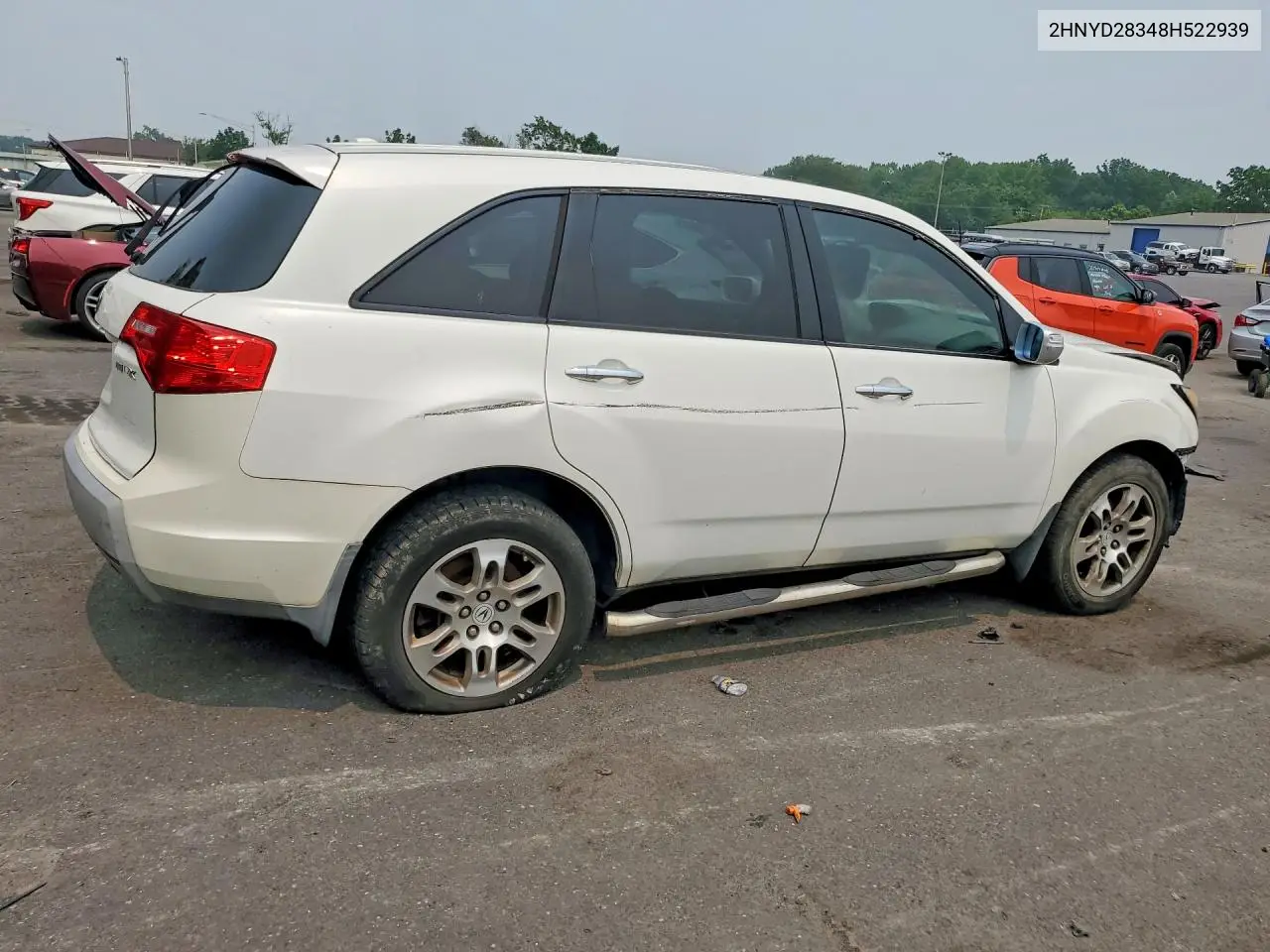2008 Acura Mdx Technology VIN: 2HNYD28348H522939 Lot: 61173456