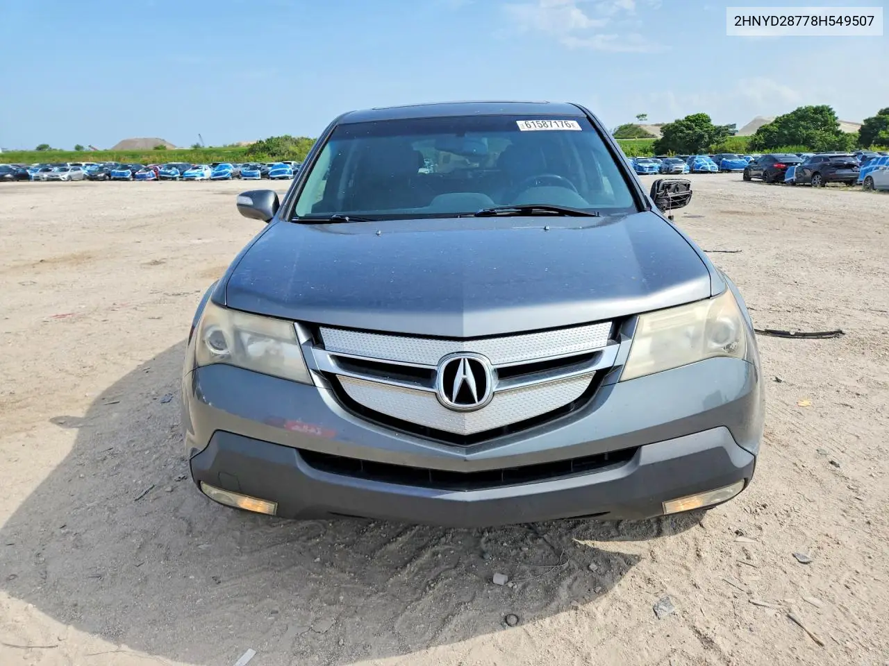 2008 Acura Mdx Sport VIN: 2HNYD28778H549507 Lot: 61587176