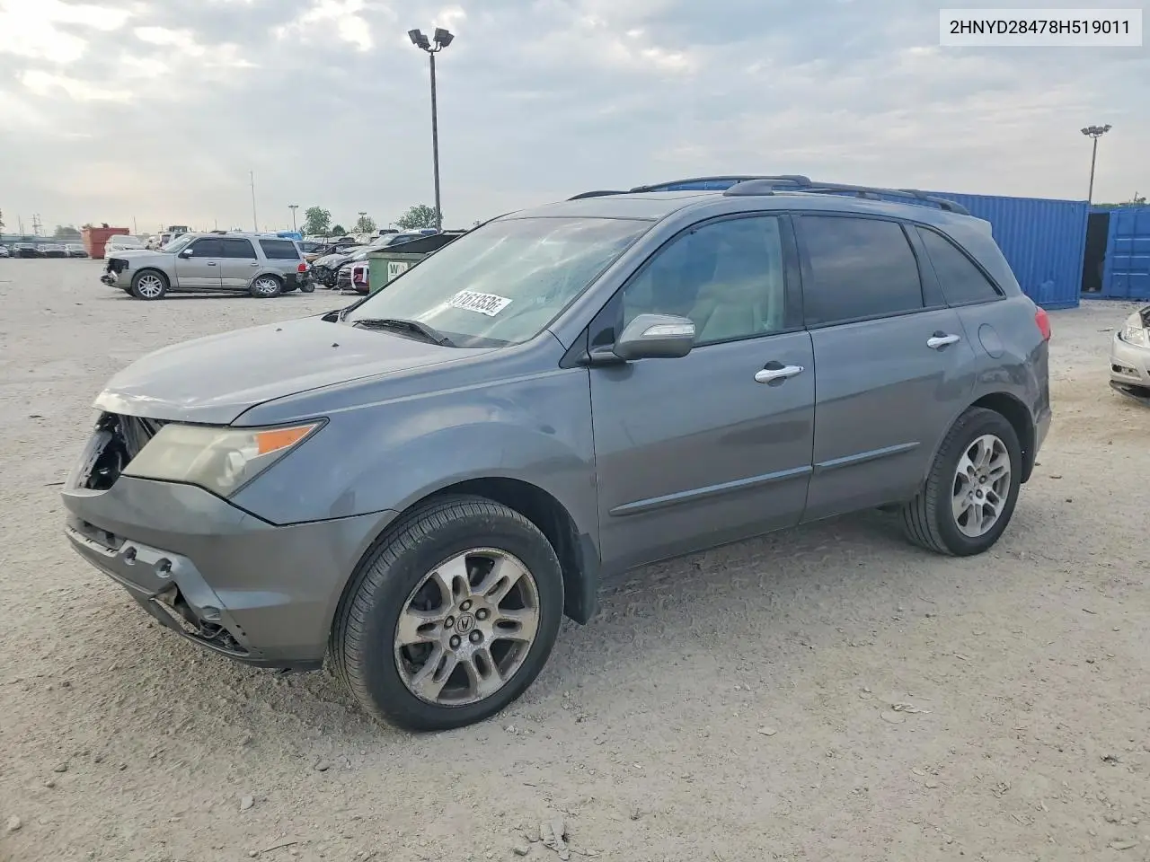 2008 Acura Mdx Technology VIN: 2HNYD28478H519011 Lot: 61613536