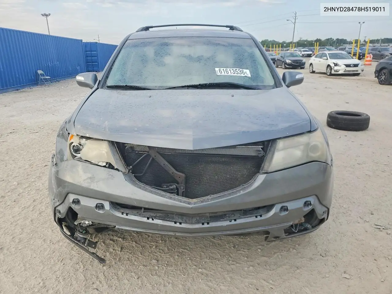 2008 Acura Mdx Technology VIN: 2HNYD28478H519011 Lot: 61613536
