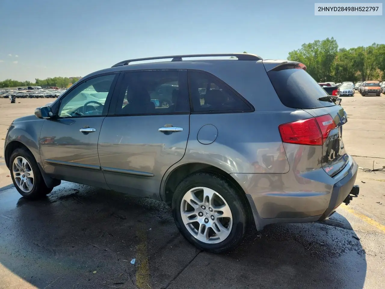 2008 Acura Mdx Technology VIN: 2HNYD28498H522797 Lot: 61619316
