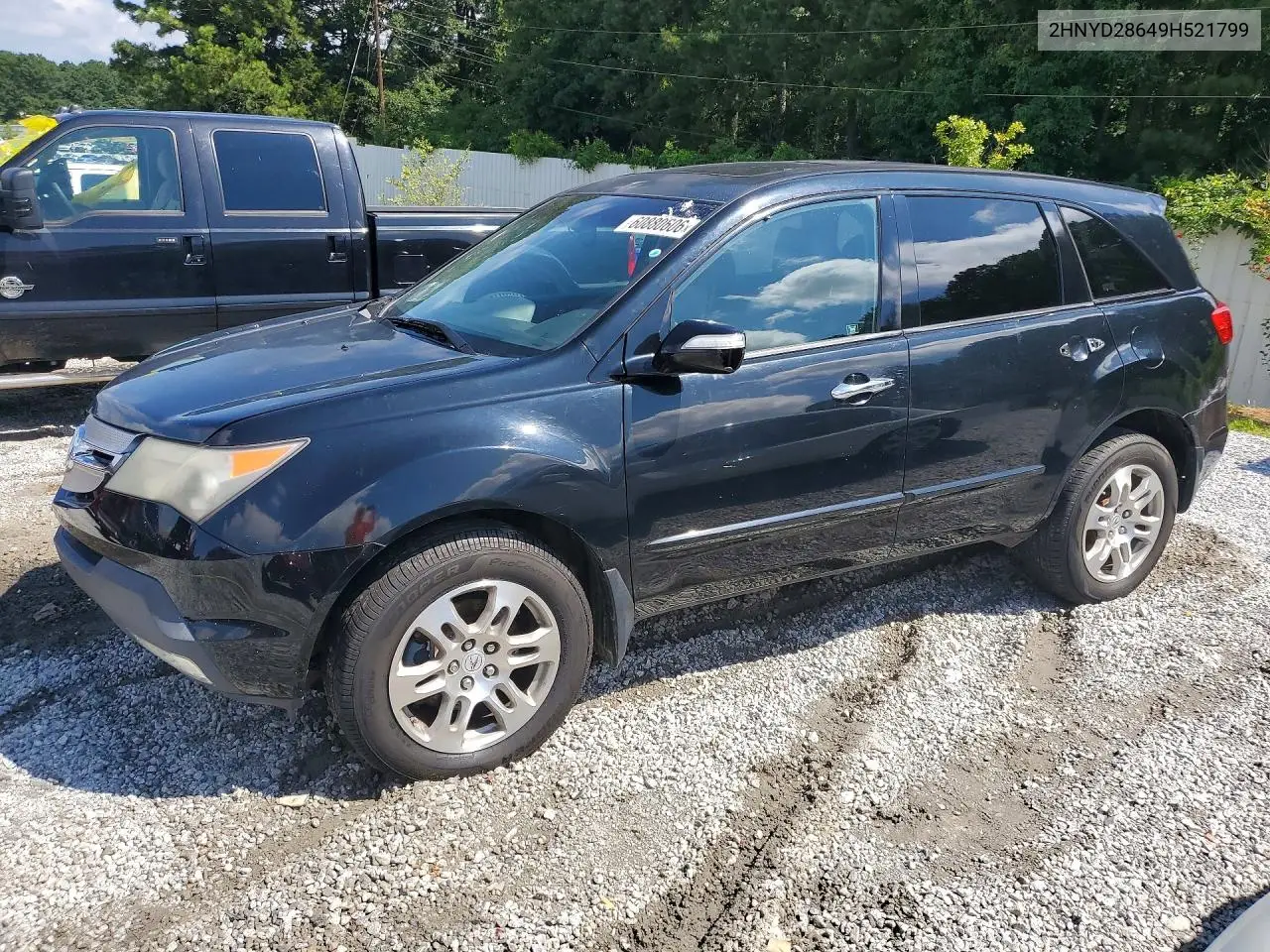 2009 Acura Mdx Technology VIN: 2HNYD28649H521799 Lot: 60880606