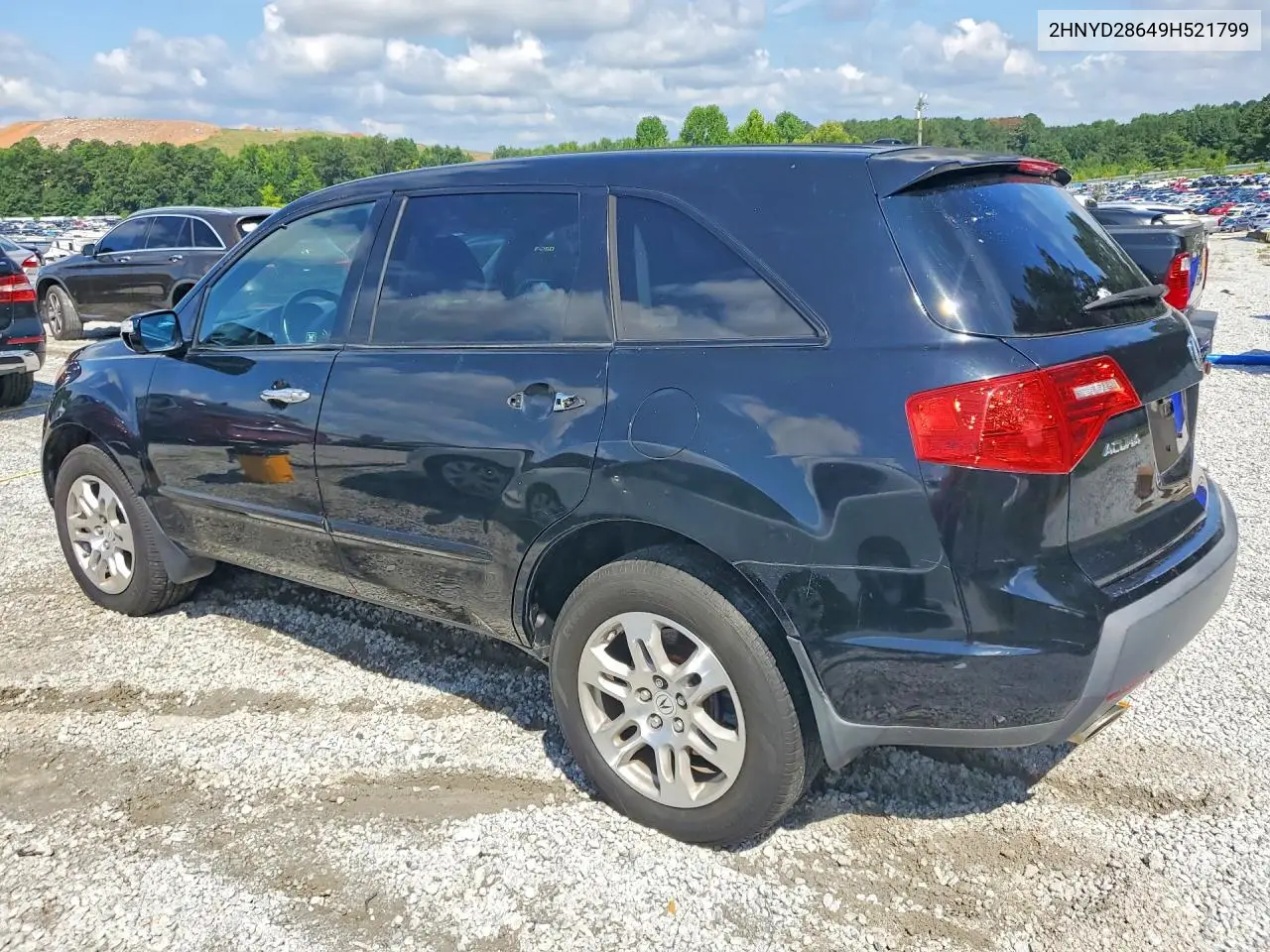 2009 Acura Mdx Technology VIN: 2HNYD28649H521799 Lot: 60880606