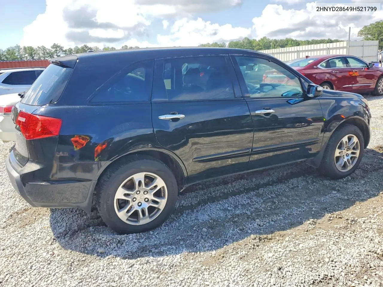 2009 Acura Mdx Technology VIN: 2HNYD28649H521799 Lot: 60880606