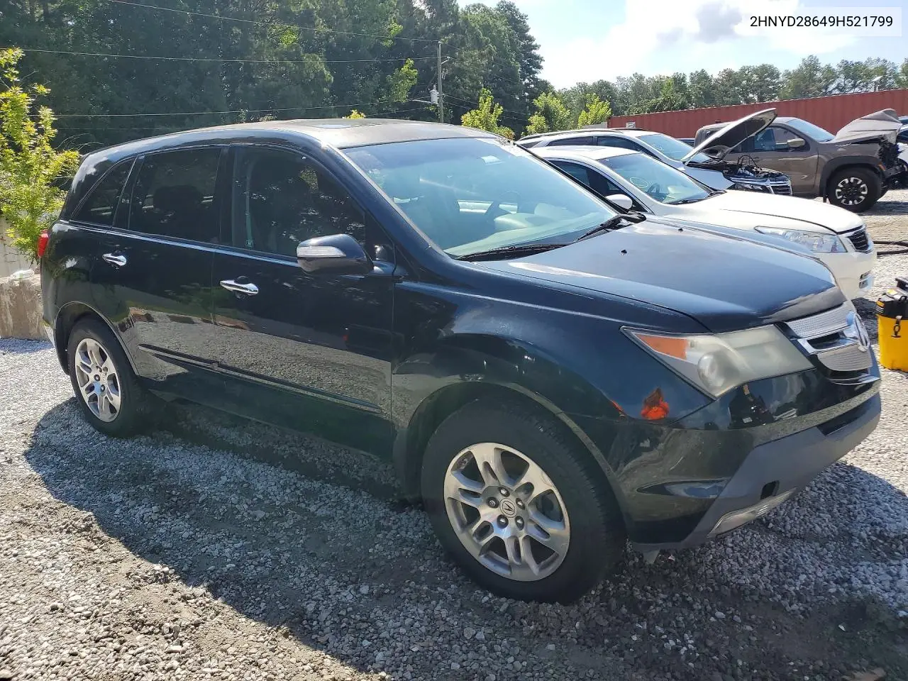 2009 Acura Mdx Technology VIN: 2HNYD28649H521799 Lot: 60880606
