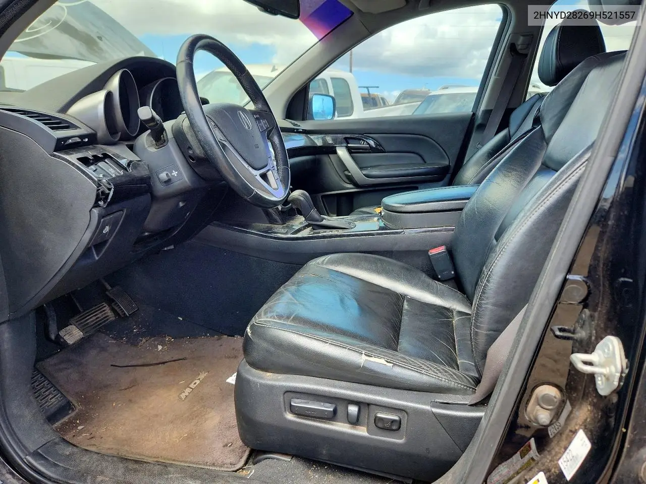 2009 Acura Mdx VIN: 2HNYD28269H521557 Lot: 60998136