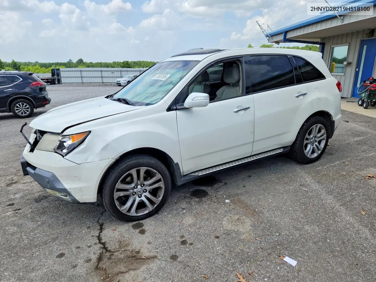 2009 Acura Mdx VIN: 2HNYD28219H518100 Lot: 61907506