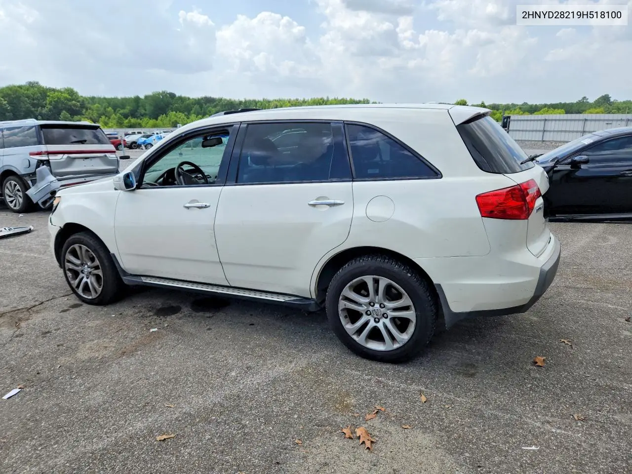 2009 Acura Mdx VIN: 2HNYD28219H518100 Lot: 61907506