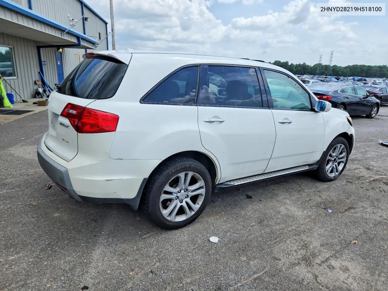 2009 Acura Mdx VIN: 2HNYD28219H518100 Lot: 61907506