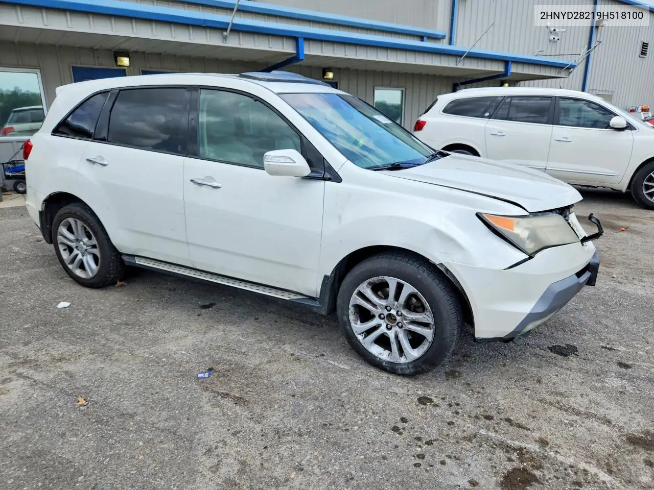 2009 Acura Mdx VIN: 2HNYD28219H518100 Lot: 61907506