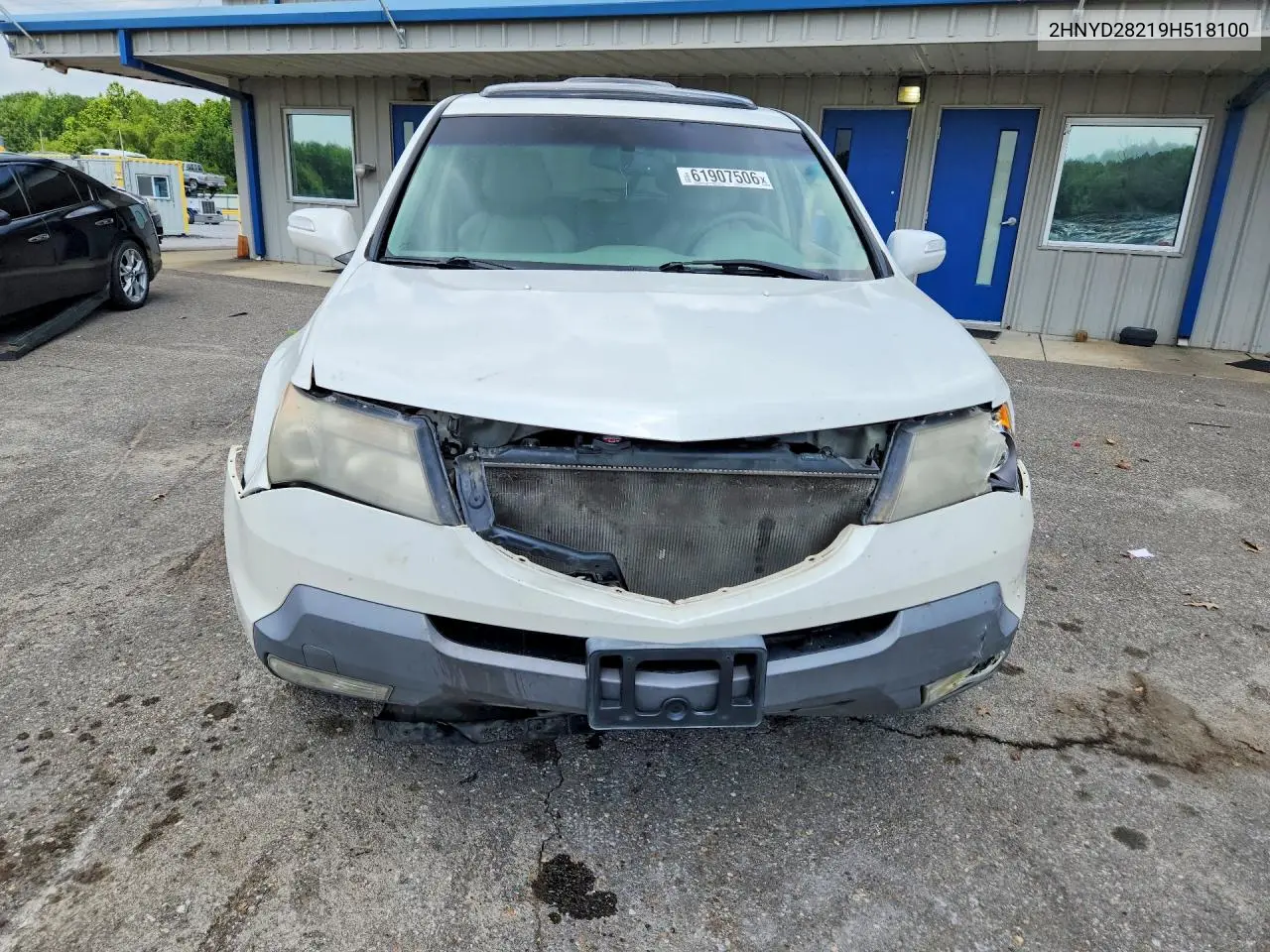 2009 Acura Mdx VIN: 2HNYD28219H518100 Lot: 61907506