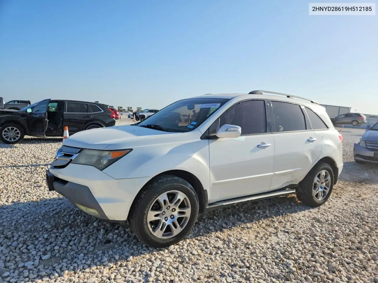 2009 Acura Mdx Technology VIN: 2HNYD28619H512185 Lot: 61980906