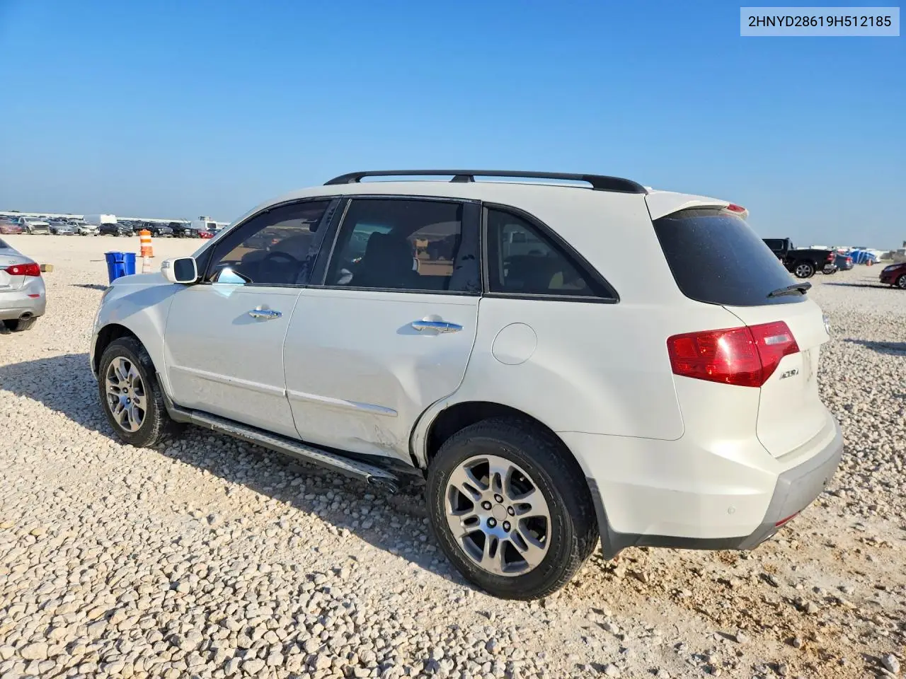 2009 Acura Mdx Technology VIN: 2HNYD28619H512185 Lot: 61980906